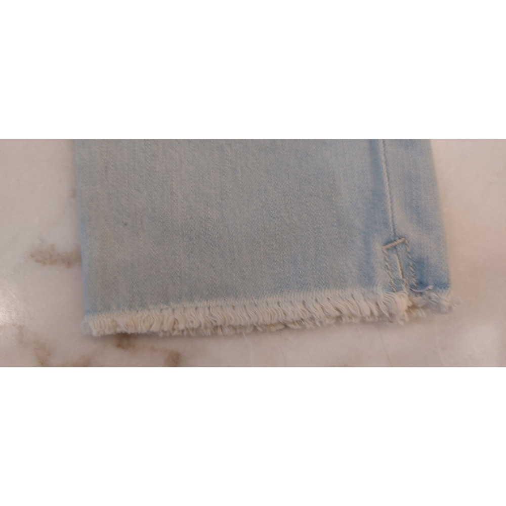 REWASH Brand Women"s Jeans Jersey‎ Relaxed Crop Distressed Light Denim Size 1/25 - Picture 7 of 12